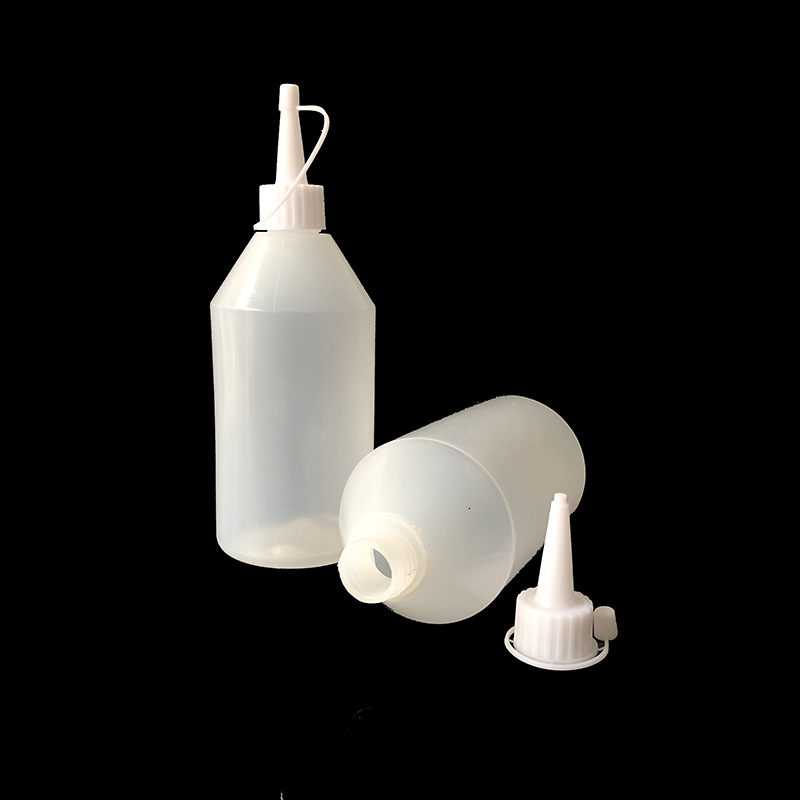 250ml水精灵颜料塑料瓶胶水瓶金粉瓶尖嘴瓶美缝剂瓶闪光胶瓶PE示例图1