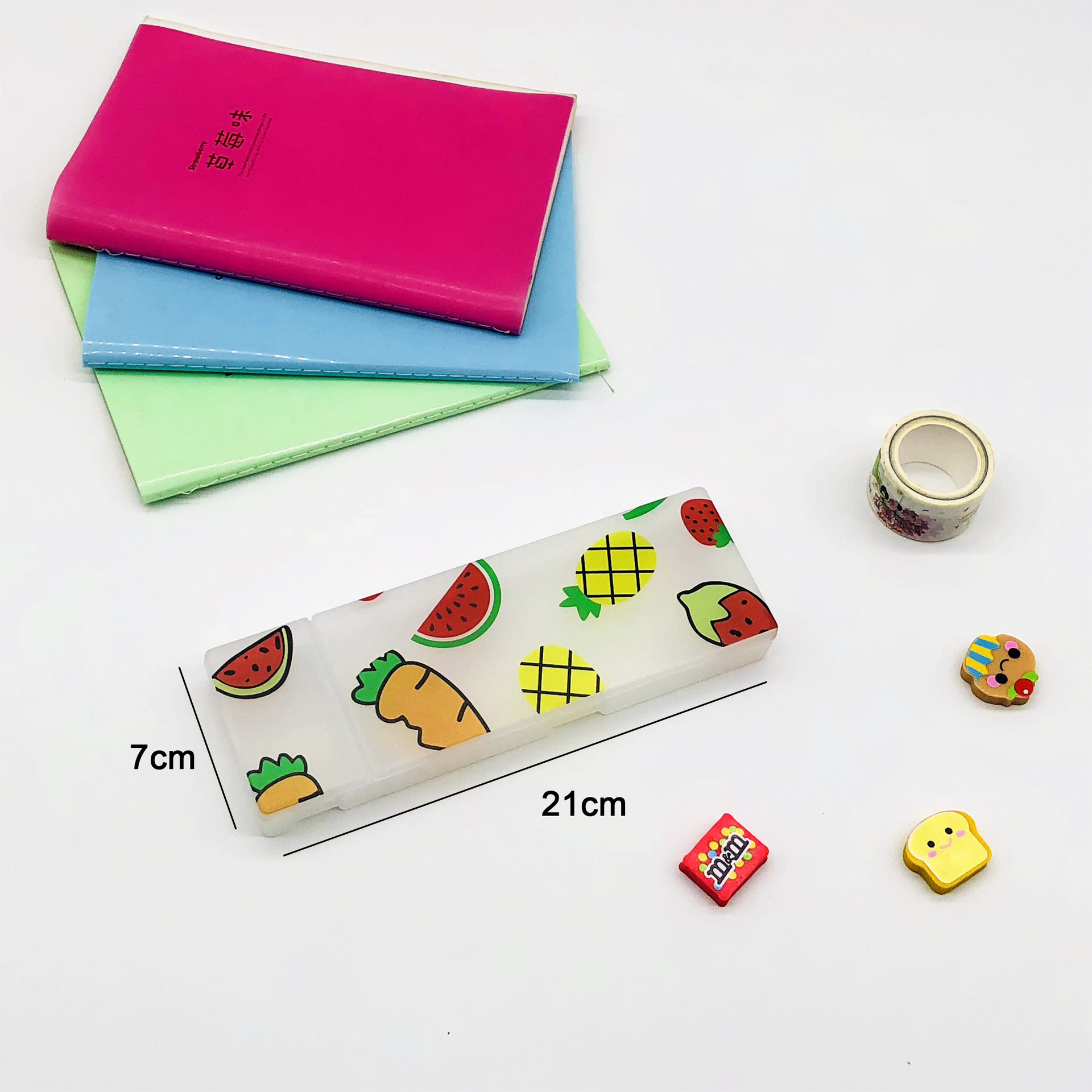 多功能文具盒学生简约韩版小清新可爱铅笔盒创意网红笔袋抖音示例图7