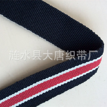 厂家现货|间色条纹织带|空心双层织带2.5cm示例图1