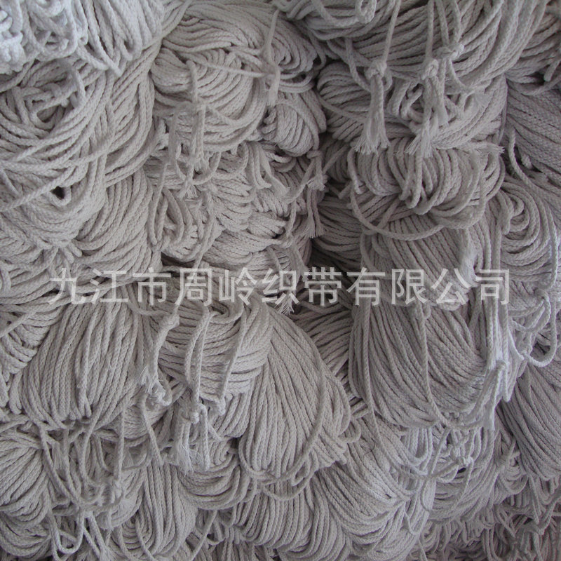 厂家热销菠萝型漂白棉绳 优质棉绳示例图34