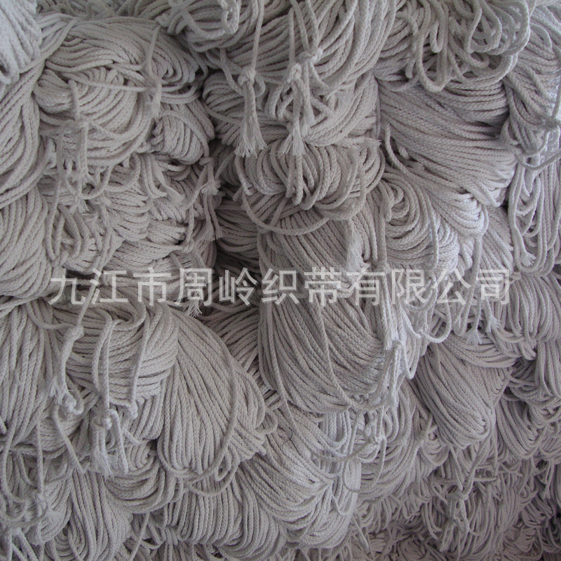 厂家热销菠萝型漂白棉绳 优质棉绳示例图33