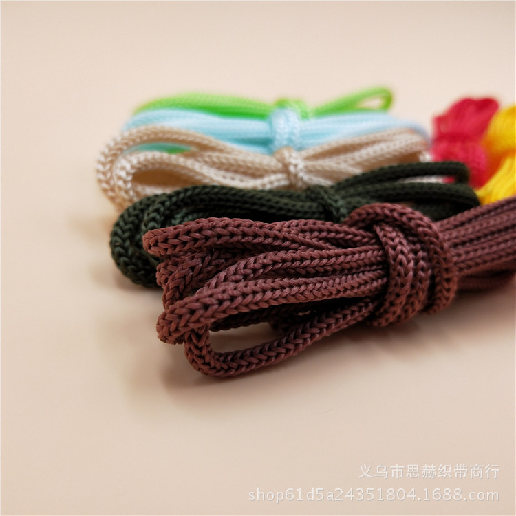 1800D绳空芯绳丙纶绳束口绳彩色绳编织绳八股绳PP黑色白色彩色绳示例图4
