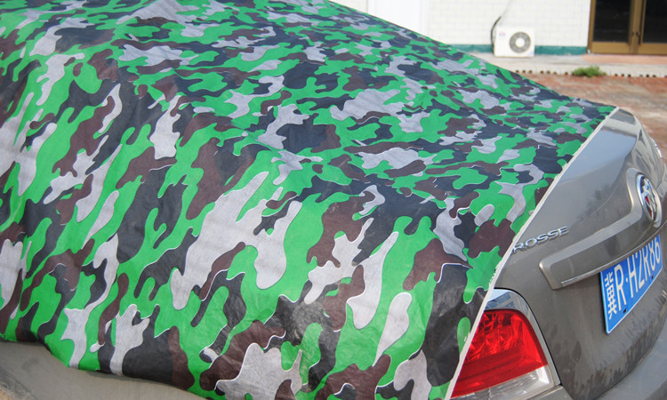 通用汽车车衣布料迷彩铝膜面料膜铝箔膜复合面料防雨防晒加棉布料示例图18