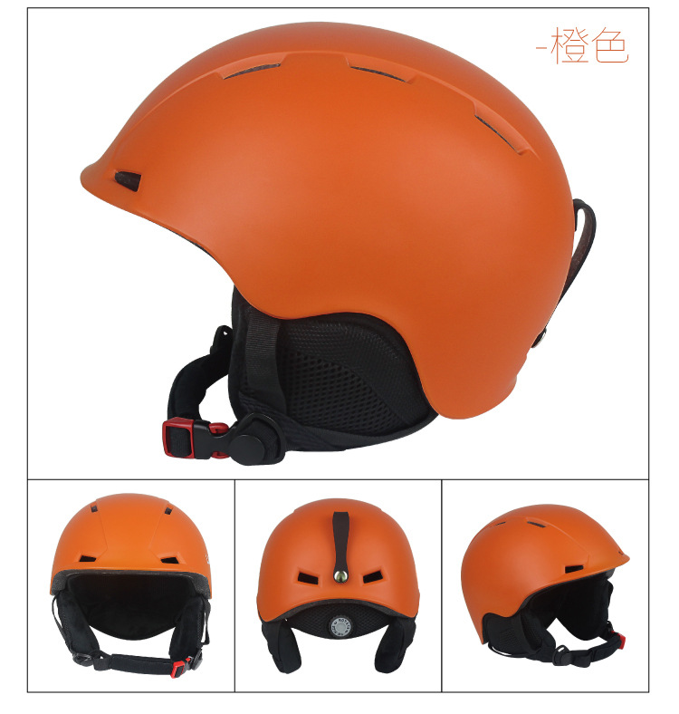 儿童滑雪头盔加厚保暖安全帽一体成型冰雪运动用品滑雪头盔厂销示例图30
