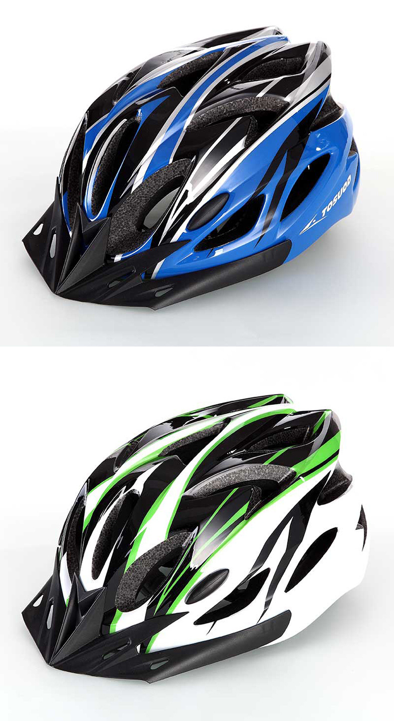 厂家直销BICYCLEV一体成型头盔 自行车头盔 骑行头盔 山地车头盔示例图7