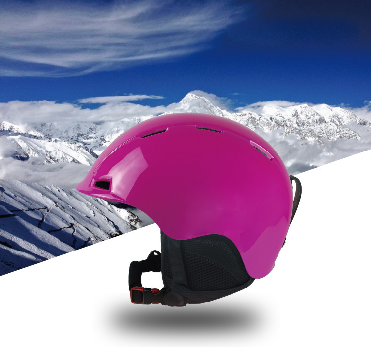 儿童滑雪头盔加厚保暖安全帽一体成型冰雪运动用品滑雪头盔厂销示例图7