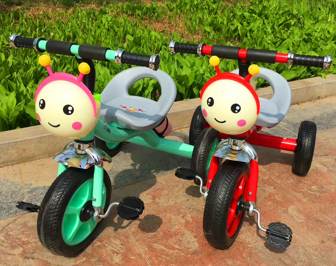 婴幼儿童三轮车脚踏车折叠1-3-5旋转座椅宝宝手推车童车 一件代发示例图13