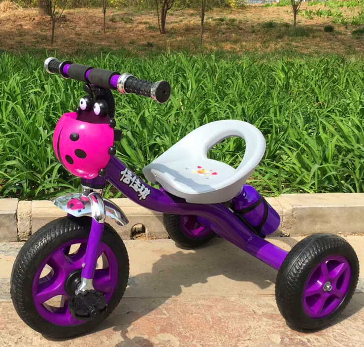 佳帅婴幼儿童三轮车脚踏车折叠1-3-5旋转座椅宝宝手推车一件代发示例图2