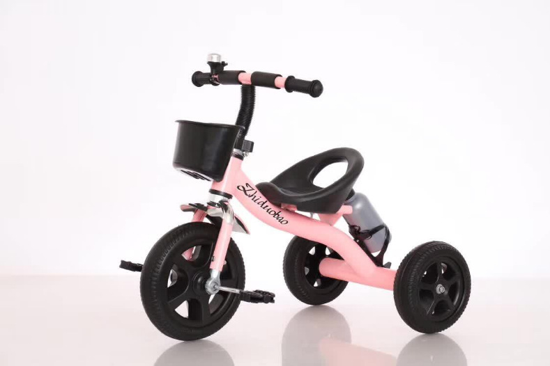 婴幼儿童三轮车脚踏车折叠1-3-5旋转座椅宝宝手推车童车 一件代发示例图5
