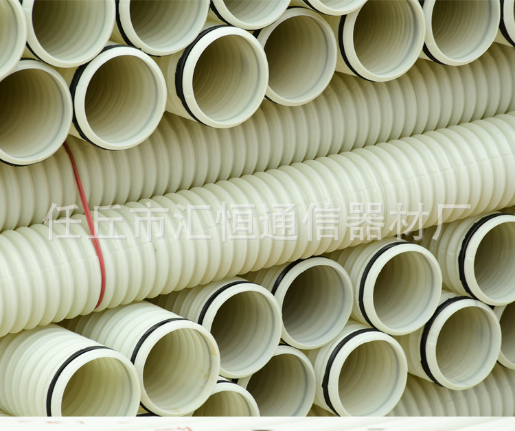 厂家直销pe波纹管 单壁塑料软管 电线护套管 聚乙烯波纹管示例图3