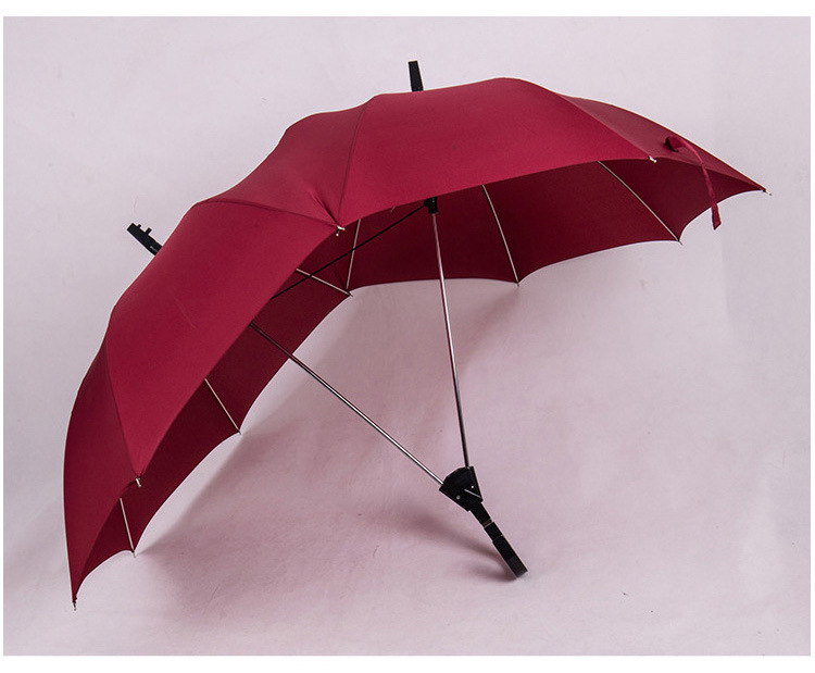 厂家直销情侣双人伞双顶双杆连体日韩时尚个性雨伞批发示例图17