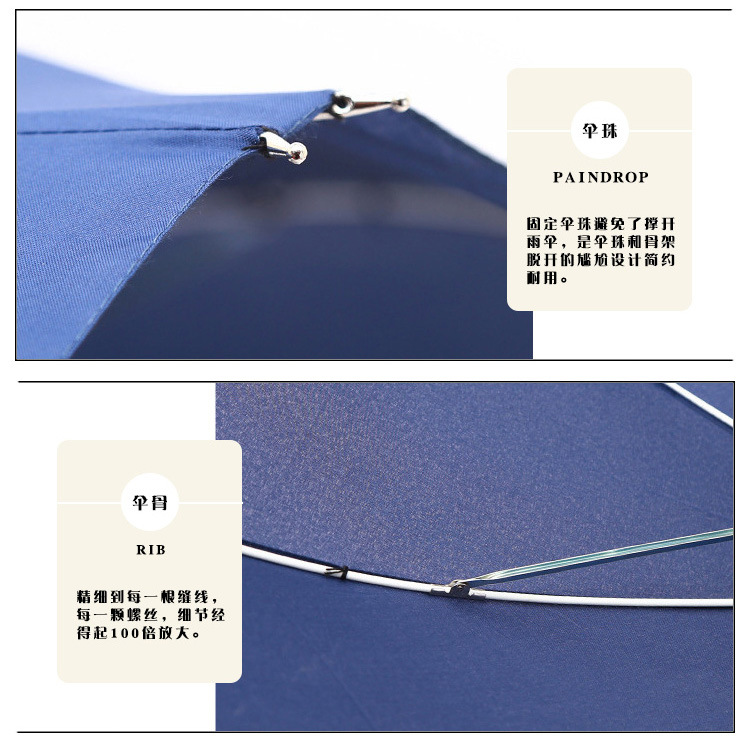 厂家直销情侣双人伞双顶双杆连体日韩时尚个性雨伞批发示例图6