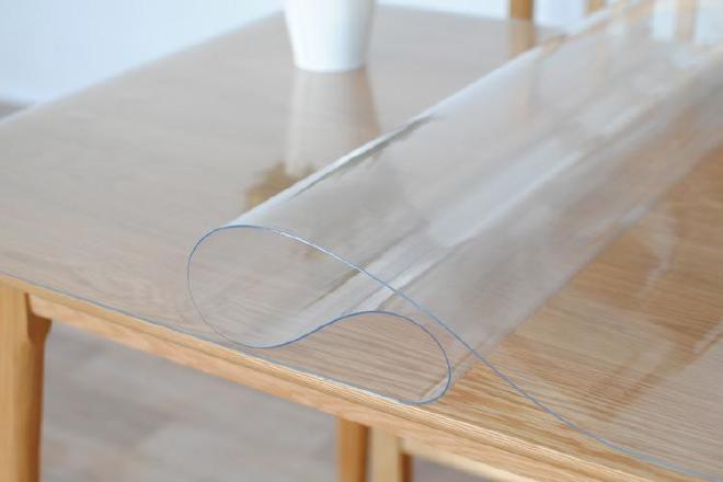 透明软玻璃桌面保护桌垫PVC餐桌布防水油玻璃水晶板茶几免洗示例图6