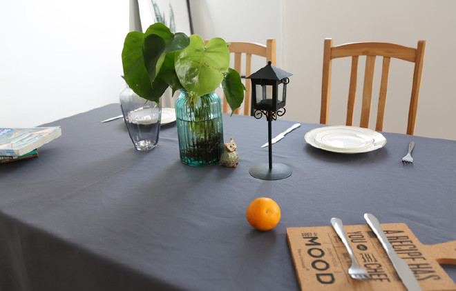 北欧餐桌布 欧美简约现代桌布长方形西餐咖啡厅台布 英文字母示例图10