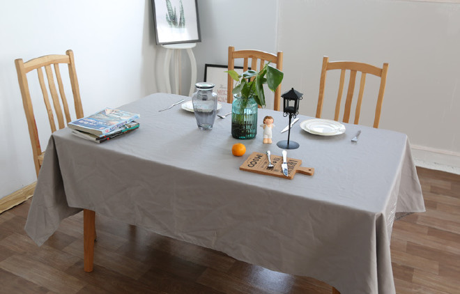 北欧餐桌布 欧美简约现代桌布长方形西餐咖啡厅台布 英文字母示例图14