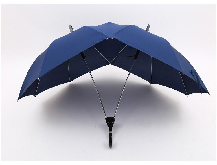 厂家直销情侣双人伞双顶双杆连体日韩时尚个性雨伞批发示例图15
