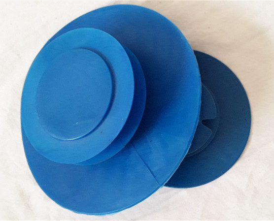 13-406型号钢管塑料内帽  法兰密封保护帽加工厂示例图4