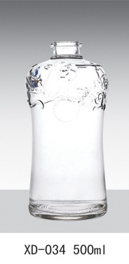 厂家直销 爆款新款 高档玻璃酒瓶 白酒 葡萄酒密封玻璃瓶烤花定做示例图17