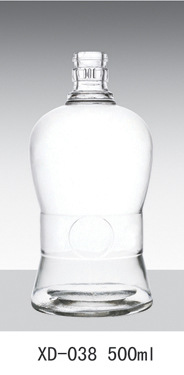 厂家直销 爆款新款 高档玻璃酒瓶 白酒 葡萄酒密封玻璃瓶烤花定做示例图13