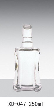厂家直销 爆款新款 高档玻璃酒瓶 白酒 葡萄酒密封玻璃瓶烤花定做示例图4