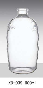 厂家直销 爆款新款 高档玻璃酒瓶 白酒 葡萄酒密封玻璃瓶烤花定做示例图12