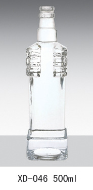 厂家直销各种规格玻璃酒瓶 白酒玻璃瓶 红酒玻璃瓶 300ml 500ml示例图5