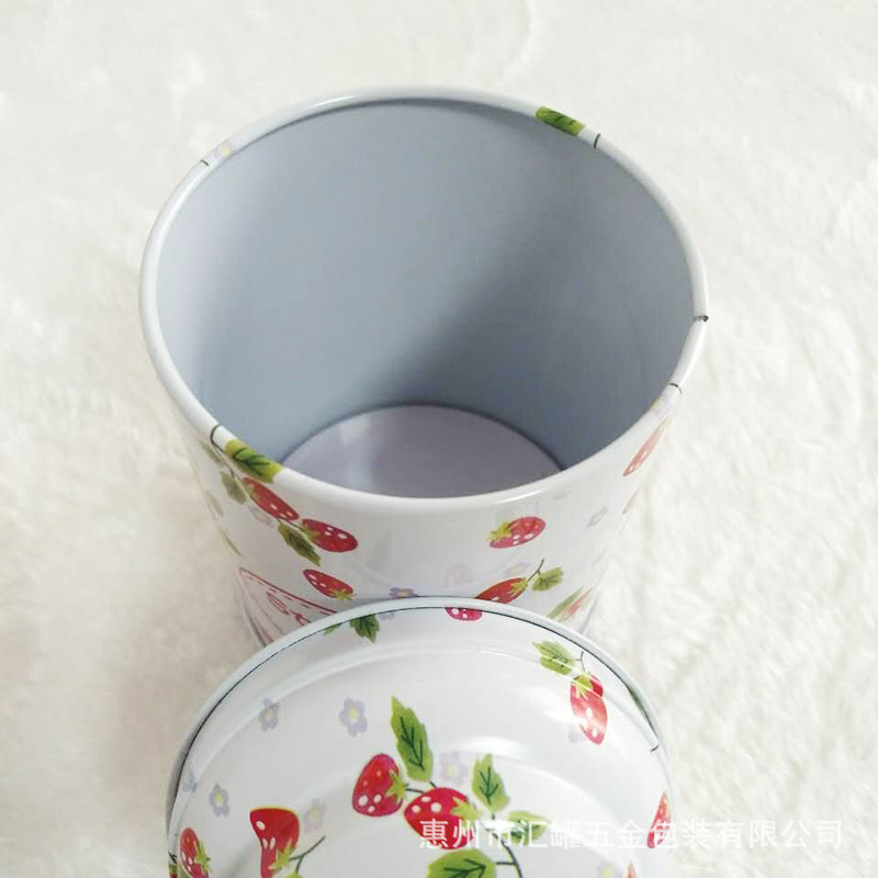厂家定制优质马口铁凸盖圆形茶叶罐储物铁盒铁罐示例图10