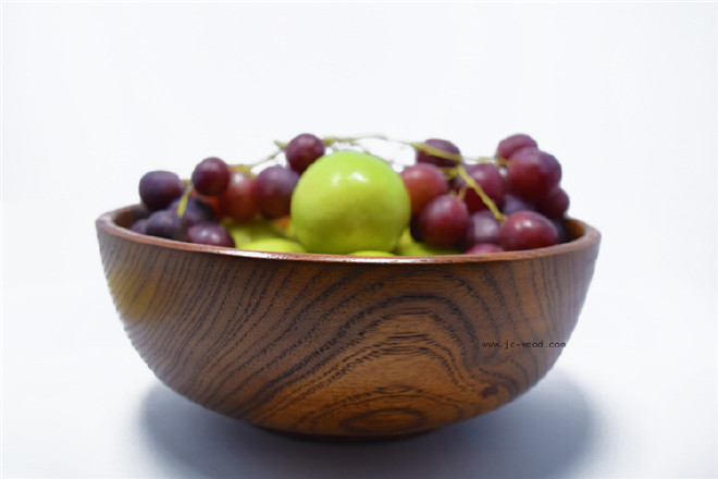 厂家直销酸枣木实木木质圆果盘木碗定制尺寸形状示例图5