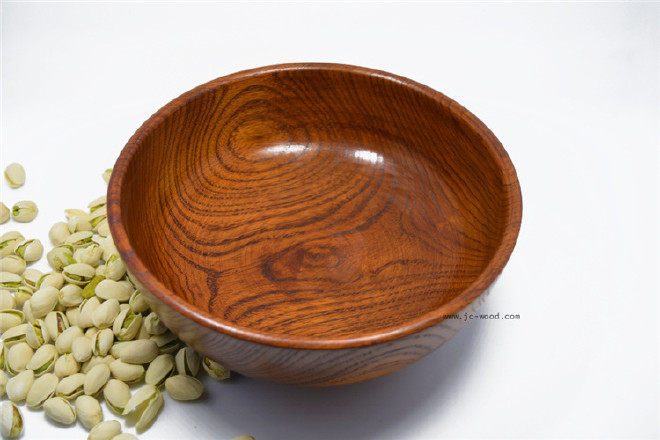 厂家直销酸枣木实木木质圆果盘木碗定制尺寸形状示例图2