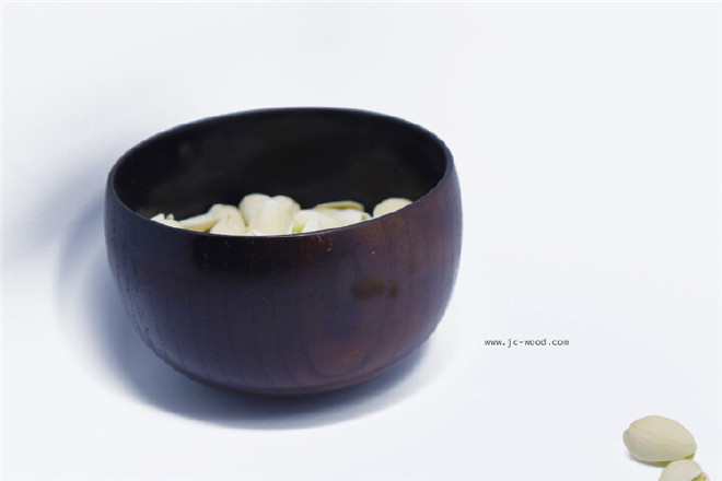 中国特色古典木质漆器工艺品黑色漆小木碗树漆小碗木质碗示例图6
