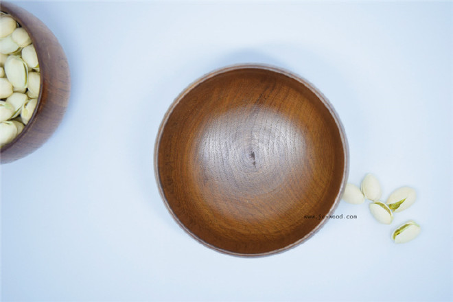 厂家设计销售定制实木质圆碗木质工艺品碗小饭碗耐摔隔热示例图8