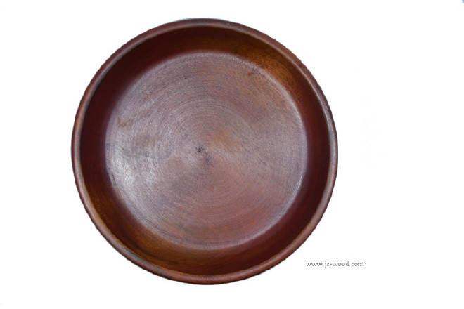 手工制作美观实用酸枣木整木圆形木盘木质餐盘托盘茶盘示例图4