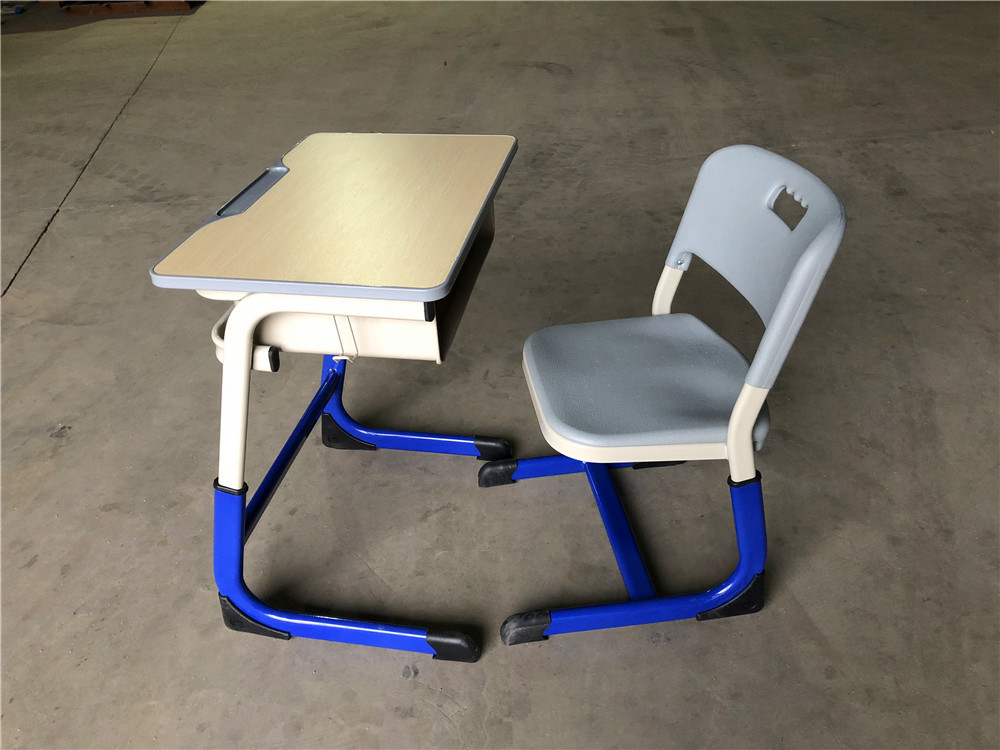 C型升降课桌椅弧形多功能媒体室互动PBL教室课桌椅示例图7