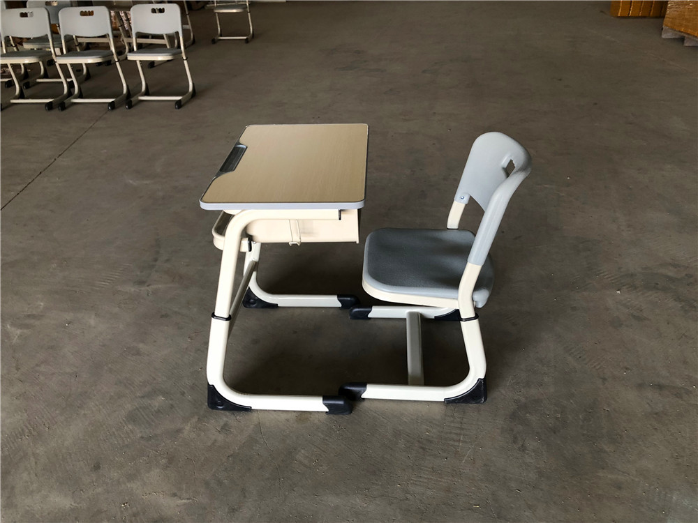 C型升降课桌椅弧形多功能媒体室互动PBL教室课桌椅示例图11