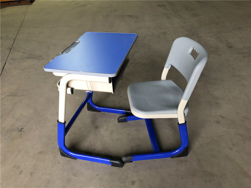 C型升降课桌椅弧形多功能媒体室互动PBL教室课桌椅示例图8