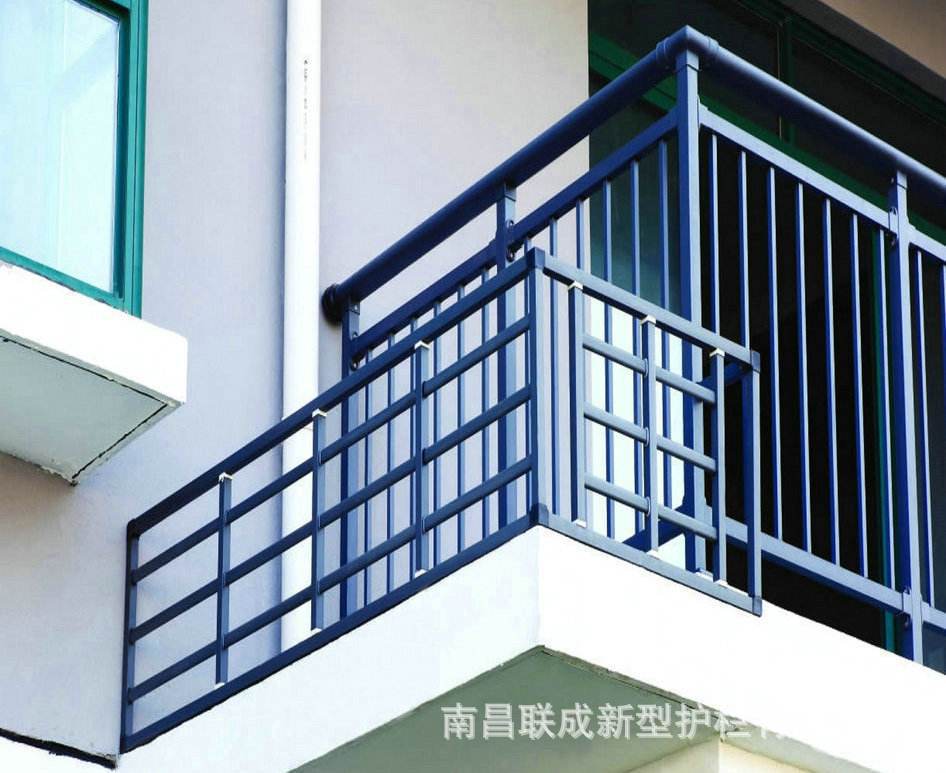 厂家定制空调护栏 组装安全室外防护栏杆 钢室外空调防护栏杆示例图9