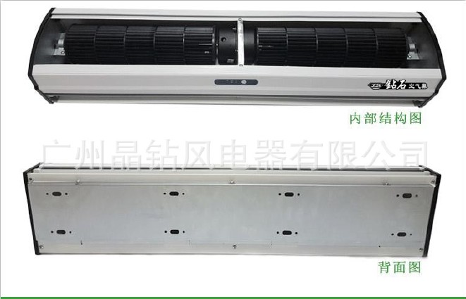 广州钻石牌风幕机1.2米强风款空气幕商场超市风帘机批发示例图5