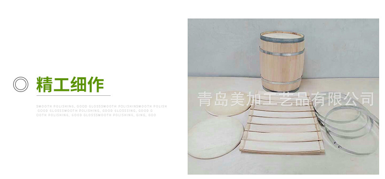 可定制拆装式实木咖啡桶 木质咖啡桶 咖啡豆茶叶储存桶示例图6
