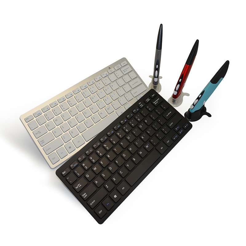 无线礼品键盘鼠标套装 小巧商务豪笔套装 2.4G无线键鼠套装KM-808示例图110