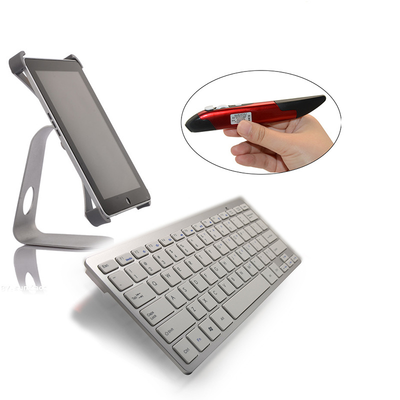 无线礼品键盘鼠标套装 小巧商务豪笔套装 2.4G无线键鼠套装KM-808示例图111