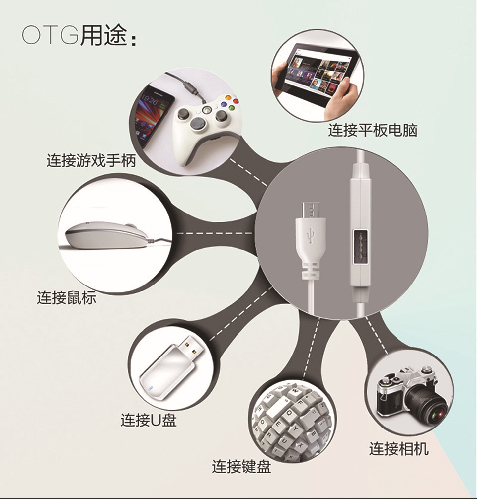 承接OEM 厂家直销 供应新款OTG数据线 OTG-Y-03示例图147