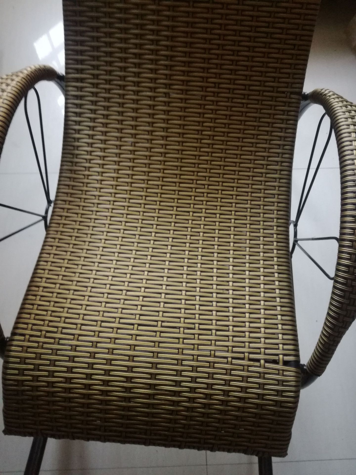 厂家直销双轮摇椅 逍遥椅  藤编躺椅 摇摇椅 质量可靠一件代发示例图3