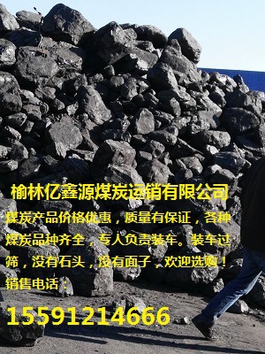 榆林亿鑫源煤炭批发内蒙古煤炭52气化80块煤25籽煤示例图1
