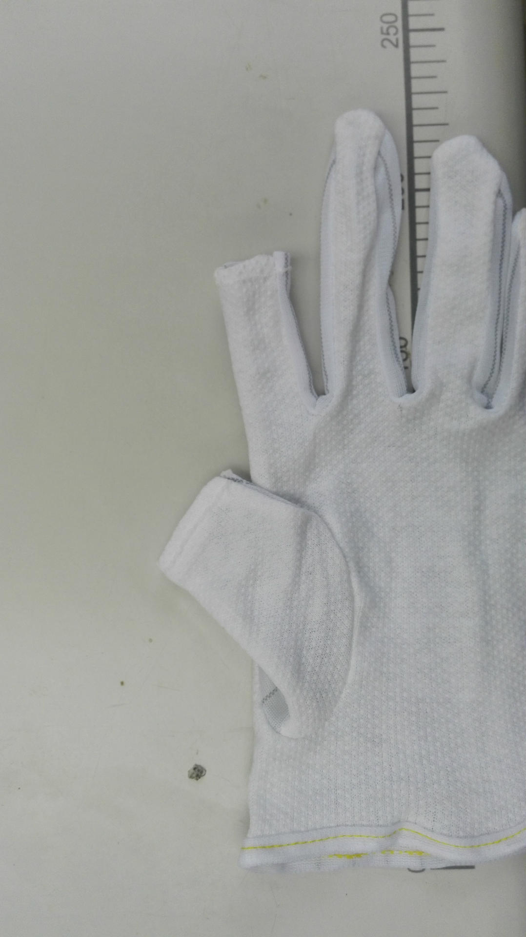 供应高品质  防静电棉毛点塑  防滑  断指手套示例图7