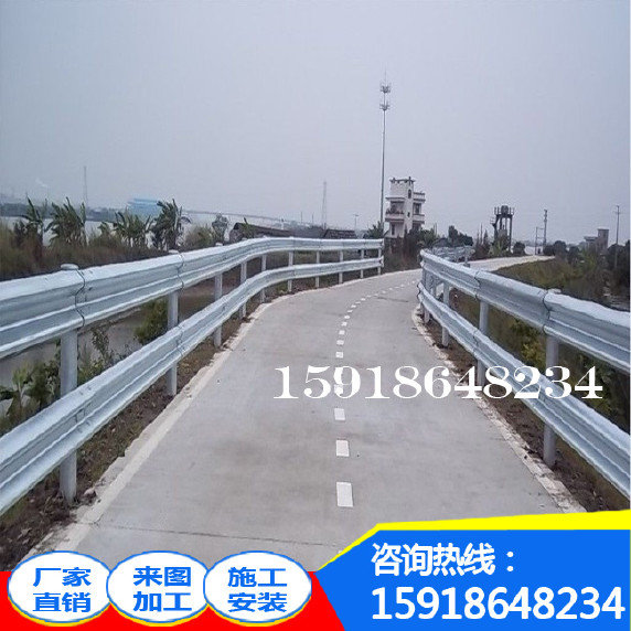 广州省道路侧护栏 揭阳波形梁防撞栏 防生锈高速波形护栏价格示例图5