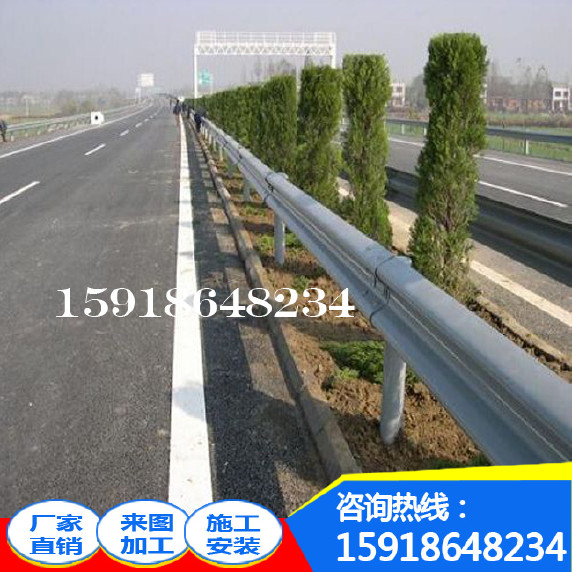 广州省道路侧护栏 揭阳波形梁防撞栏 防生锈高速波形护栏价格示例图3