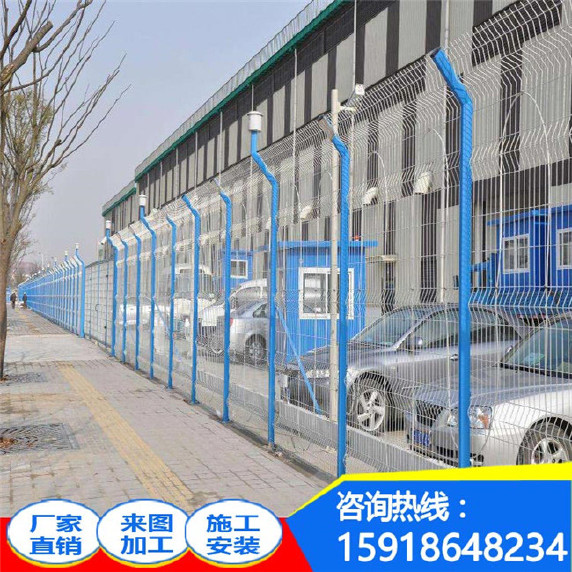 惠州护栏生产厂家 清远厂房围栏网价格 镀锌网物流园围墙防护网示例图6