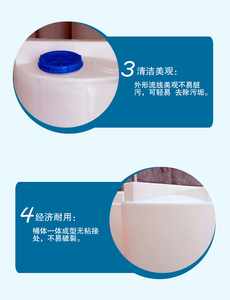 1立方加药储罐 1立方钾搅拌加药罐 MC-1000L圆柱形塑料罐示例图12