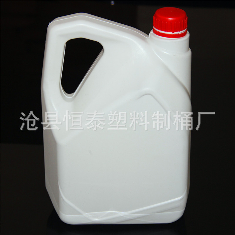 批发5LPE塑料机油桶 防冻液机油壶 化工桶 润滑油塑料瓶 可定制示例图5