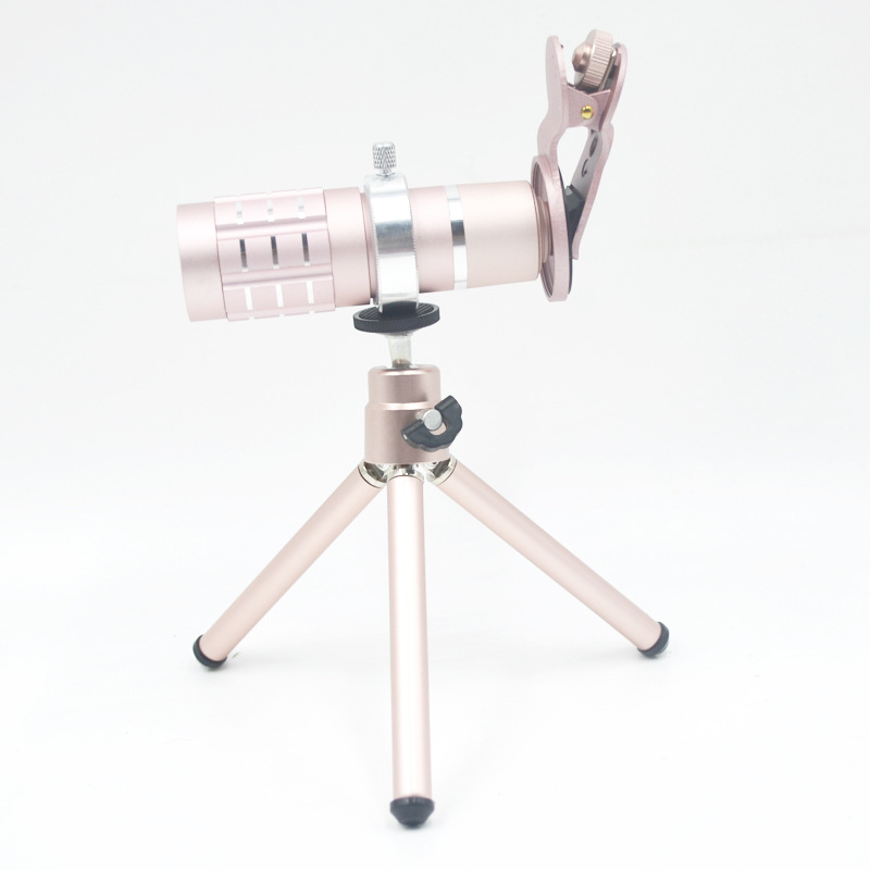 通用12X镜头 望远镜 长焦 放大镜 变焦镜头高清无暗角远视镜摄影示例图4